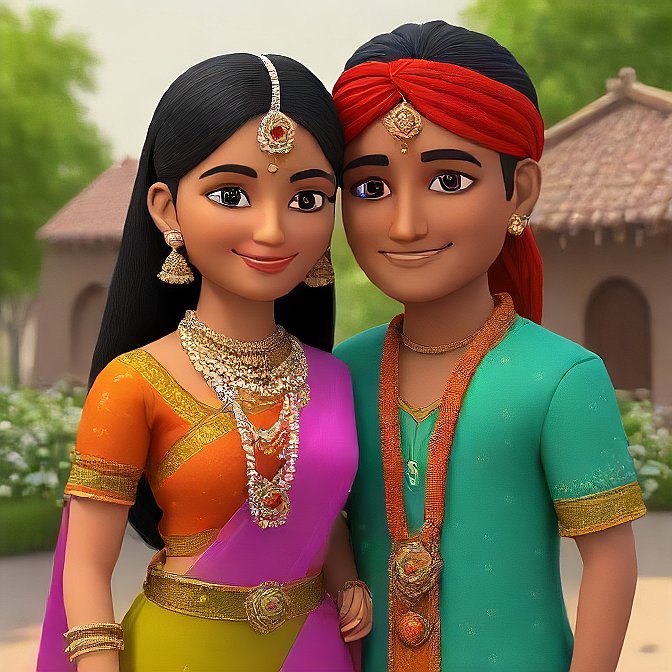 3D cartoon character art